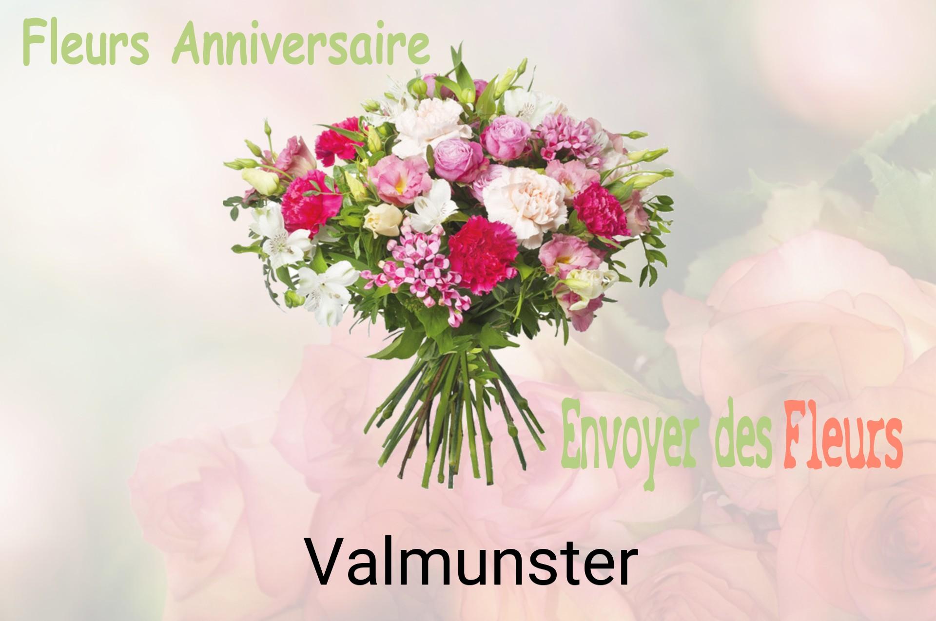 Bouquet de fleurs d’anniversaire livré à Valmunster